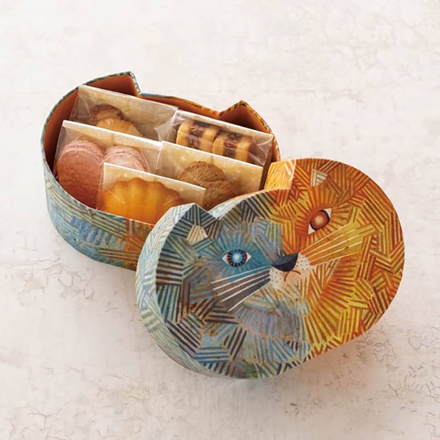 【パターン名:ねこ型ボックス】ヘッズ 貼箱 17×6.5×12cm ブルー イエ Amazon.co.jp: ヘッズ 貼箱 17×6.5×12cm ブルー イエロー 4個 猫